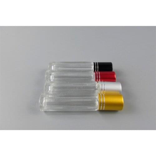 12pcs/lot 5ml Roll On Bottles For Essential Oils In Refillable Bottles Glass Roll On Frangrance Scent Container Free Shipping