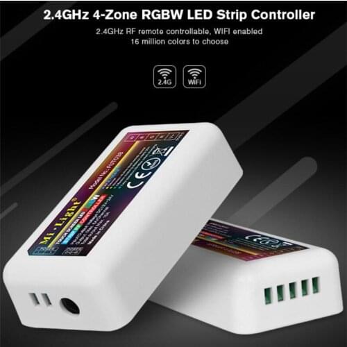 Intelligent Wireless Packet Remote Controller 2.4G MiLight RGBW Receiver Multicolor Dimming Color Mixing LED Strip Controller