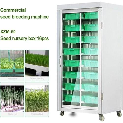 Commercial seed breeding machine Thermostatic control sprouts incubator Pollution-free seedling machine for wheat/garlic/pea 1PC
