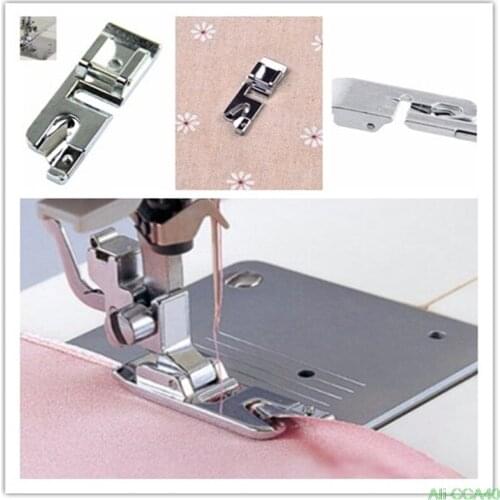 1Pcs Presser Foot Feet Narrow Rolled Hem Sewing Foot Presser For Brother Singer Janom Domestic Sewing Machine Tool