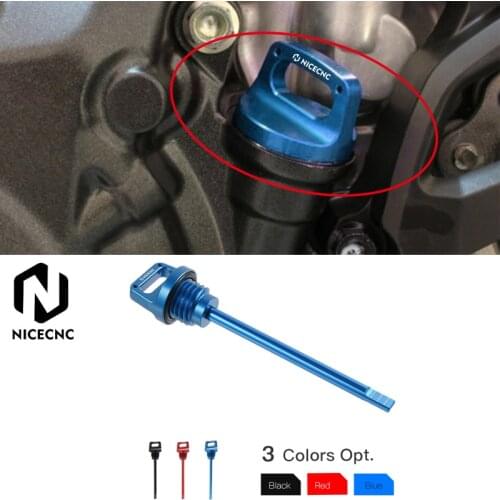For Yamaha Banshee 350 YFZ350 NICECNC Engine Oil Dipstick Dip Stick with O-Ring For Yamaha Banshee 350 YFZ350 1987-2006 Aluminum