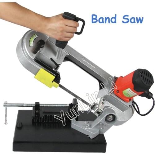 Multi-Functional Variable Speed Saw Mini Metal /Woodworking Band Saw Household Electric Cutting Machine