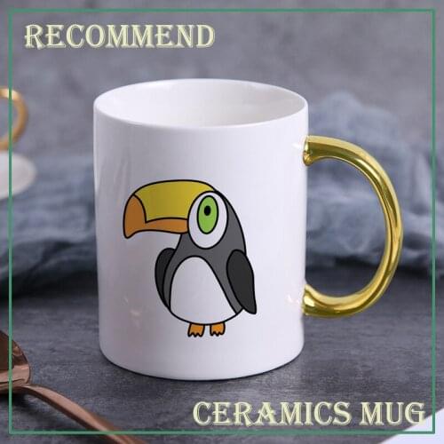 Cartoon giant mouth bird Mug 11OZ Europe Milk Coffee Mugs Office Home Drinkware Tea Cup 400ml for Lovers Gifts KTDW-051