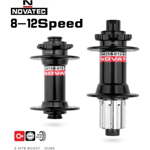 Novatec -D442 D041 front and rear wheel hub 2/4 bearing is suitable for 8/9/10/11/12 speed mountain bike hub 32H bicycle bearing