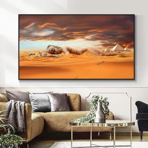 New 5D DIY Diamond Painting Egyptian Pyramid Sphinx Diamond Mosaic Cross stitch Square/ Round crystal Rhinestone home decor P669