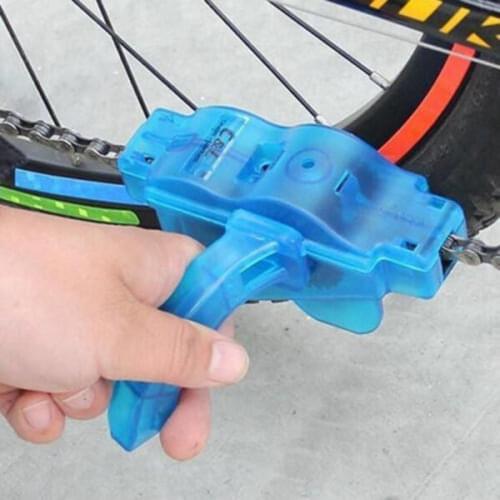 New Portable Bicycle Chain Cleaner Bike Brushes Scrubber Wash Tool Mountain Cycling Cleaning Kit Outdoor Bicycle Accessories