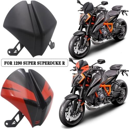 For 1290 Super Superduke R 2020- Motorcycle Front Windshield Windscreen Airflow Wind Deflector Rear Seat Fairing Seat Cowl Cover
