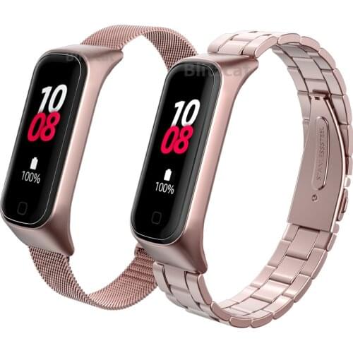 Metal Strap for Samsung Galaxy Fit 2 R220 Milanese Band Bracelet Replacement Watchband for Galaxy Fit2 Correa Accessories
