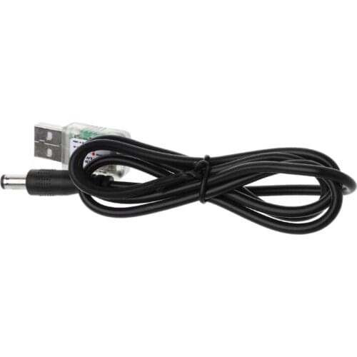 USB 5V to 8.4V Power Charge Cable For Bicycle LED Head Light 18650 Battery Pack
