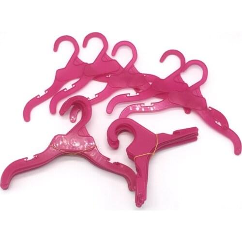Pet Clothes Plastic Hanger Solid Non-slip Puppy and Cat Coat Hanger Save-space Wordrobe Storage Pet Clothes Rack