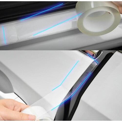 Auto Trunk Sill Scuff Plates Protector Film Door Edge Protective For Dacia duster logan sandero stepway lodgy mcv 2 dokker