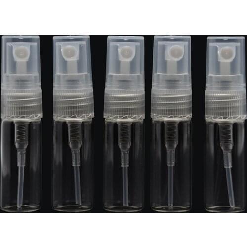 1pcs 3ml 5ML 10ML Atomizer Empty Clear Plastic Bottle Spray Refillable Fragrance Perfume Scent Sample Bottle for Travel Party
