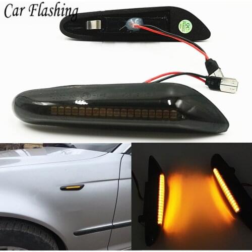 2Pcs For bmw E90 E91 E92 E93 E60 E87 E82 E46 Car Turn Signal Lights LED Turn Indicator Blinker Lamp Signal Lamp Side Marker