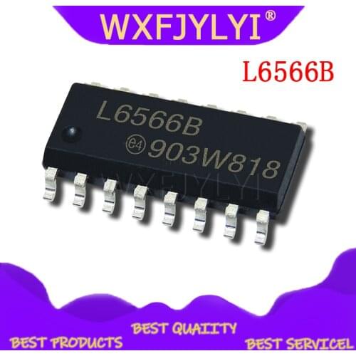 2pcs/lot L6566B L6566BTR SOP-16 multimode switching mode power supply controller SMD IC