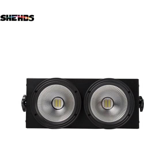 2Pcs LED Par 200W COB Lighting With Barn Doors Dmx Controller Stage Effect lights For Dj Booth Market Disco Church/Garden
