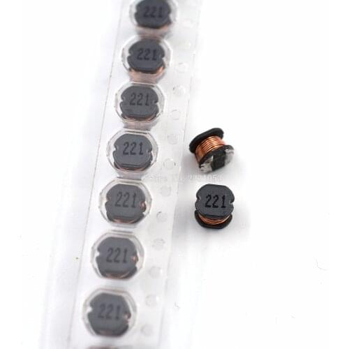 10PCS/LOT 220uH 220UH 221 CD54 Inductors SMD Power Inductor 5.8*5*4.5mm SMD Inductance