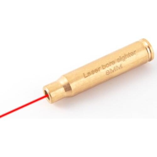 8MM Rifle Laser Boresighter Gun In Chamber Red Dot Laser Collimator Bore Sight