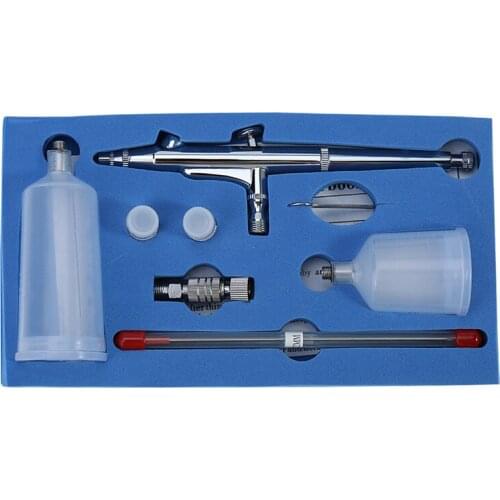 Airbrush Tool Dual Action Gravity Feed 0.3mm 0.5mm Nozzle Spray Airbrush Nail Art Paint Tattoo Tool With Wrench Straw 20cc 40cc