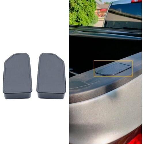 CarTruck Accessories Bed Rail Stake Pocket Covers for Chevy Silverado & GMC Sierra Stake Hole Plugs 2014-2018 Parts