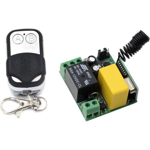 AC 220V Wireless Remote Control Light Switches 1CH 220V Relay Radio Control ON OFF For LED Lamp Light Curtain Door Gate