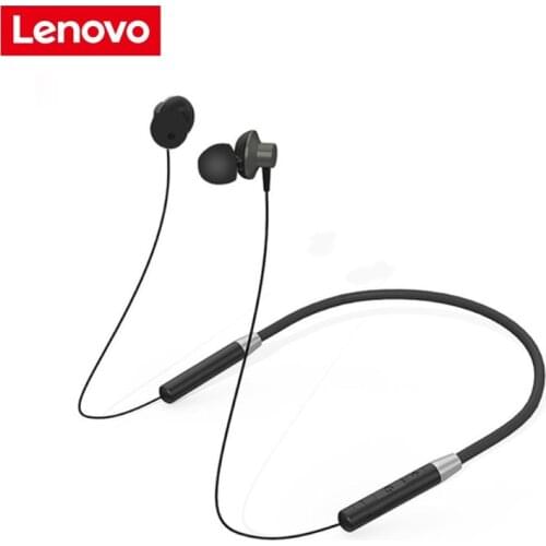 Lenovo HE05 Wireless Earphone Bluetooth 5.0 Magnetic Neckband Headphone Sports Earphone Earplug with Noise Cancelling Mic