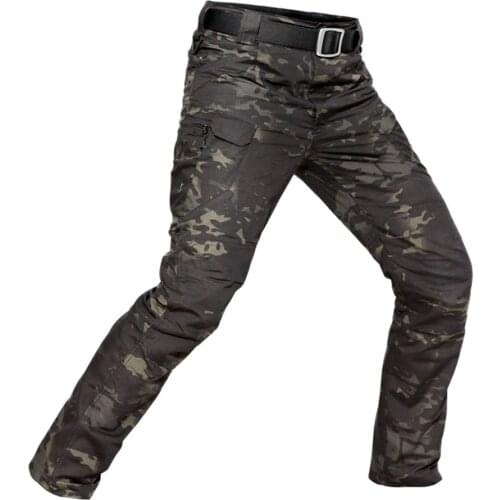 Tactical Camouflage Military Casual Combat Cargo Pants Water Repellent Ripstop Mens 5XL Trousers Spring Autumn