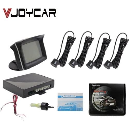 Original Digital Parking Sensor Car Detector For Car Rear Parking Reversing Backup Stopping Assistance With 4 Sensors Reverse 35