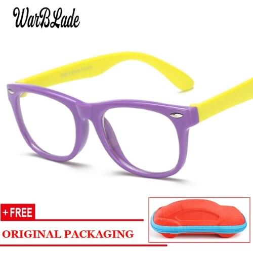 WarBLade Children Optical Sun Glasses Frame Boy Girl Myopia Prescription Eyeglass Frames Clear Eyewear Spectacle Frame Oculos
