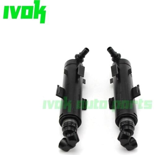 Right & Left Hand Front Headlight Washer Jet Nozzle For Audi A8 2012-2014 S8 2013-2014 Quattro 4H0955101C 4H0955102C