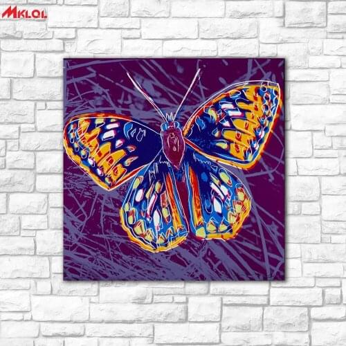 One Beautiful butterfly Oil Painting Wall Art Picture Paiting Canvas Paints Home Decor Abstract Print Painting Modern Wall Decor