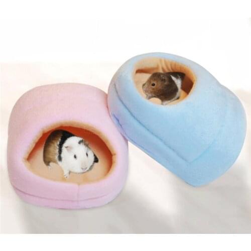 Pet Cage For Hamster Accessories Pet Bed Mouse Cotton House Small Animal Nest Winter Warm For Rodent/Guinea Pig/Rat/Hedgehog New