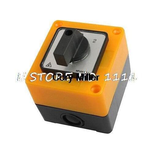 SZW26-20 4 Screw Terminals 3 Position Rotary Cam Changeover Combination Switch