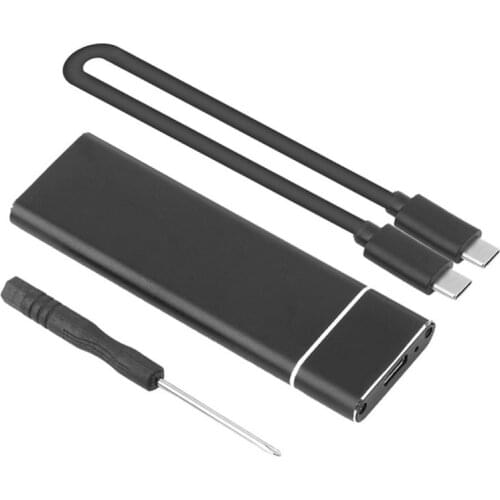 KPHRTEK NEW 1PC USB 3.1 to M.2 NGFF SSD Mobile Hard Disk Box Adapter Card External Enclosure Case for m2 SATA SSD USB 3.1