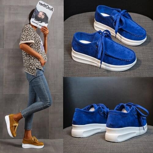 Ladies vulcanized shoes new fashion solid platform women shoes lace-up party sneakers plus size casual shoes female sneakers