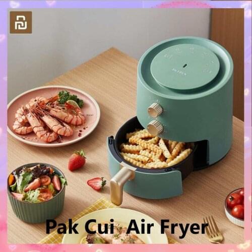Mijia Pak Cui Air Fryer 1.3L mini Air Fryer Baking Roasting Dehydrating Home Intelligent High Wind Speed Air Fried Fryer