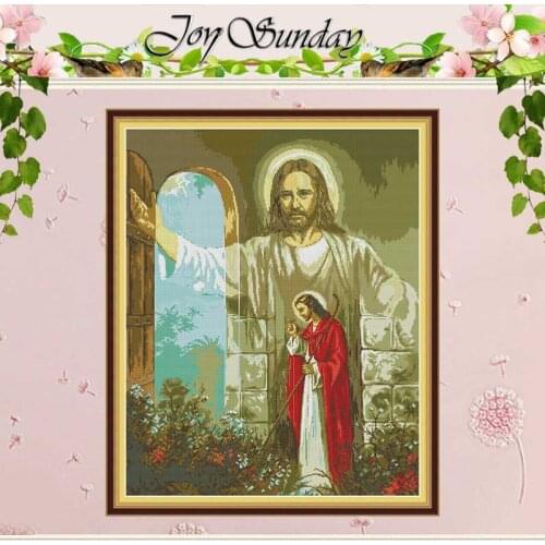 Religious Figure Painting Counted 11CT 14CT Cross Stitch Sets DIY Chinese Cross-stitch Kits Embroidery Needlework home decor