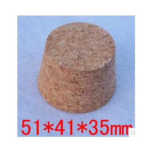 Package accessories Large diameter cork sealed bottle cap 51mm*41mm*35mm glass ceramic pot drifting