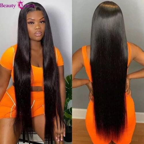 Straight Lace Front Wig 5x5 HD Lace Closure Wig Remy Pre Plucked Nature Hair Line 13X6X1 T Part Transparent Lace human hair wig