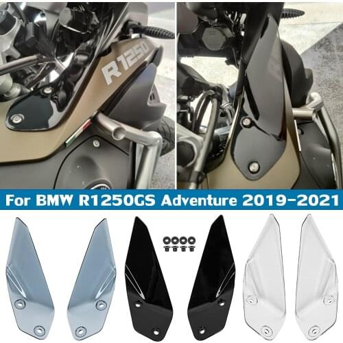 R1250GS Adventure Windshield Windscreen Side Panel Deflector Airflow Hand Shield Protector For BMW R 1200 GS ADV 2019 2020 2021