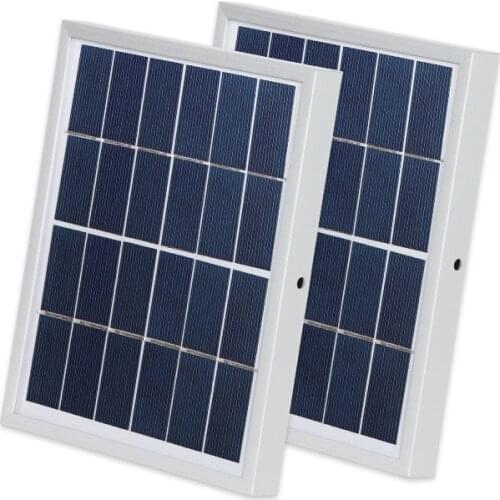 TT Solar Photovoltaic Power Generation Glass Plate 6 V3w Garden Lamp Accessories Aluminum Alloy Edge Polycrystalline Silicon