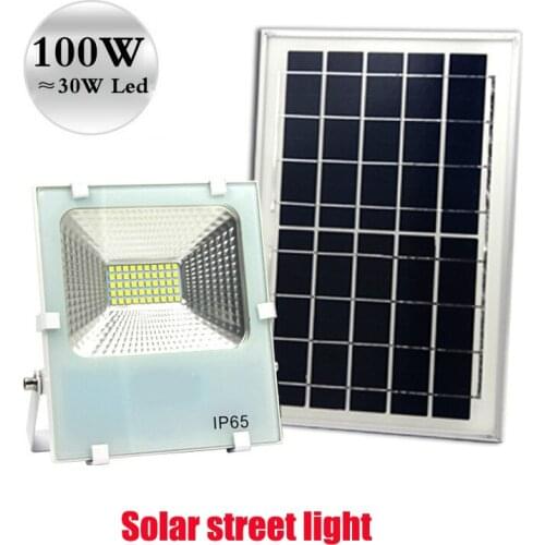 Solar Flood Light Garden Street Factory Stall Garden Outdoor Spot Light Smart Lights