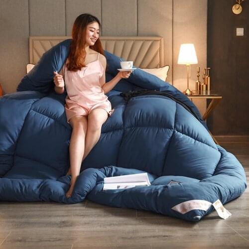 2021 Cotton Comforter Keep Warm The Quilt Core White Velvet Thickening Warm Winter Quilt Best Gift