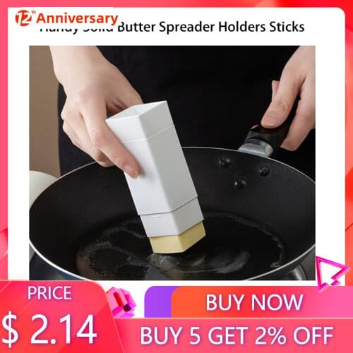 Handy Solid Butter Spreader Holders Sticks Plastic Storage Box Small Kitchen Baking Tools Container Cheese Keeper Case 1PC