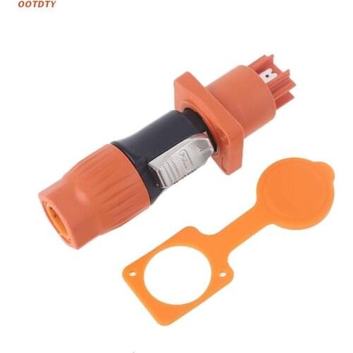 High-power Waterproof Powercon Connector Aviation Plug Flame-retardant 20A Three-core Power Plug Industrial Power Connector