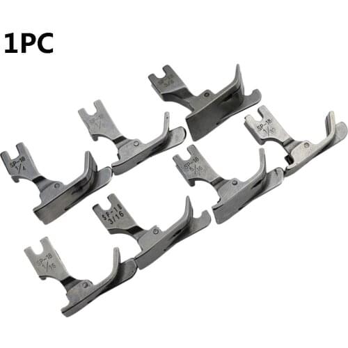 1/8 1/4 1/16 1/32 5/16 Industrial Single Needle Flat Car Moving Edge Presser Foot Sewing Machine