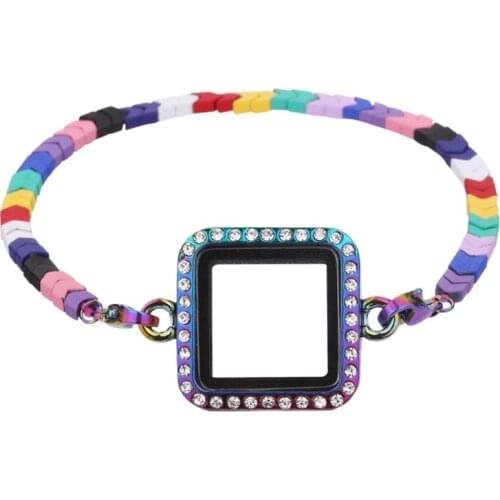 1 Pc Good Quality DIY Magnetic Glass Locket Nature Shell Bracelet