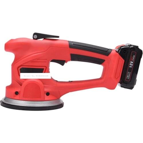 12V 150HZ/S 6 Gear Single Suction Cup Tiler Strong Adsorption Tile Tiling Machine Portable Wall Brick Vibrator Brick Laying Tool