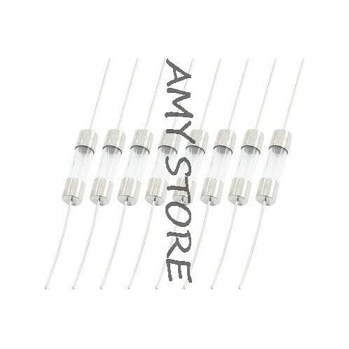 250V 6A 5mmx20mm Axial Cylinder Glass Fuse Tubes