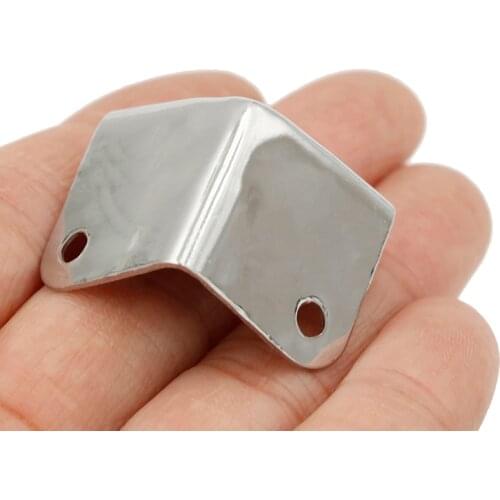 4pcs Sliver Hard Plastic Guitar Amp Amplifier Cabinet Speaker Corner Protectors