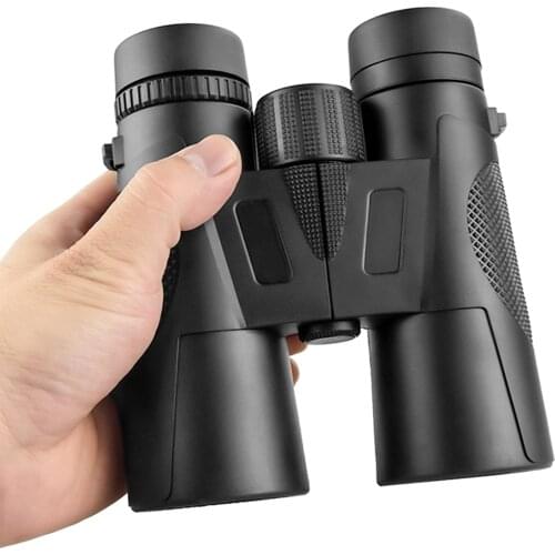 High Power Binoculars, 12X42 Binocular W Low Light Night Vision BAK4 Prism